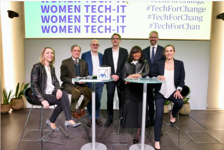 cover du contenu  4ème édition de l’évènement #WomenTechIT d’AXA France : les hommes s’engagent pour la mixité dans la tech’