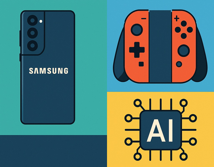 cover of content Actus Tech Juin 2025 : Samsung, Nintendo et l’IA bousculent le marché
