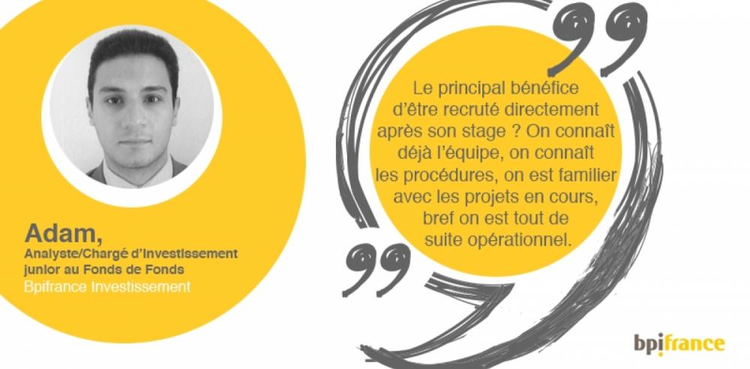 cover du contenu Adam, Analyste revient sur le passage du stage au premier job
