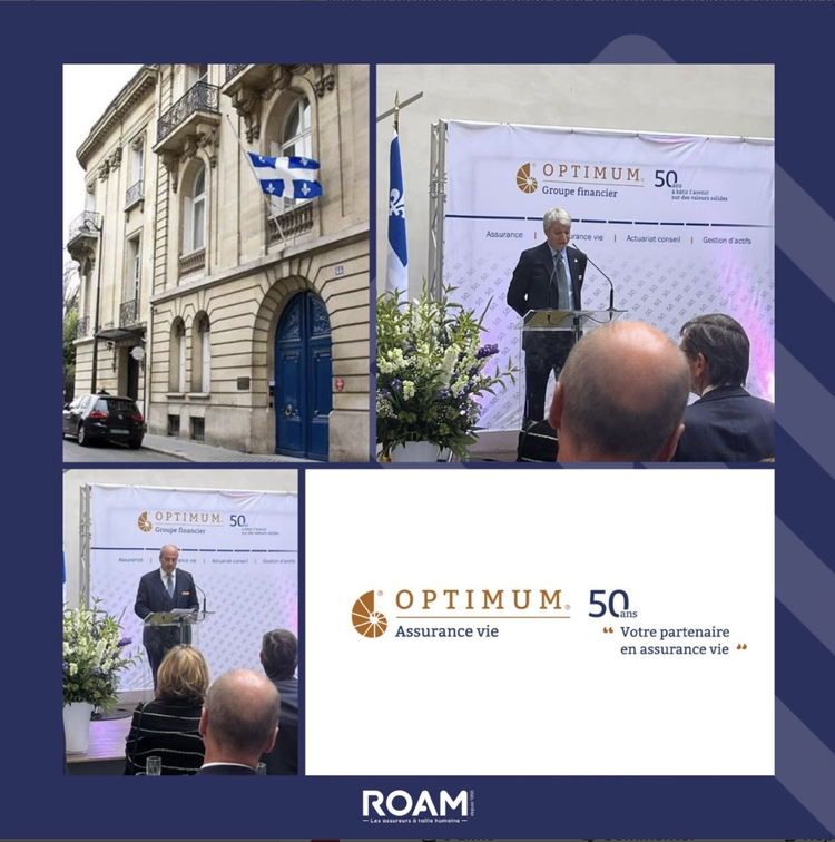 cover du contenu ADHERENT - Optimum Assurance vie a fêté ses 50 ans hier à la Délégation générale du Québec à Paris (DGQP) ! 