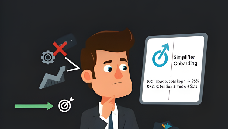 cover of content Au-delà des KPIs : Utiliser l'OKR pour aligner les équipes tech et les objectifs métier