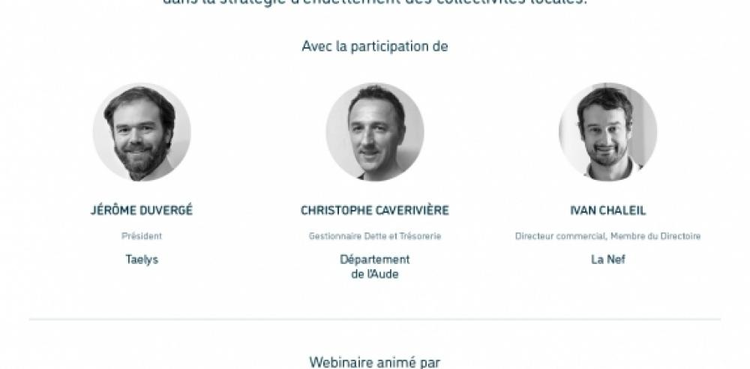 cover du contenu 8 avril 2021, de 14h à 14h30 = Webinaire : "Les Collectivités Locales, acteurs d'une finance plus responsable"