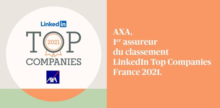 cover du contenu AXA : 1er assureur au classement LinkedIn Top Companies !