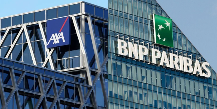 cover of content AXA et BNP Paribas envisagent une coentreprise