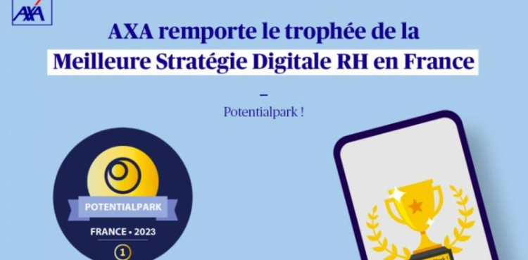 cover du contenu AXA remporte le trophée de la Meilleure Stratégie Digitale RH en France - Potentialpark