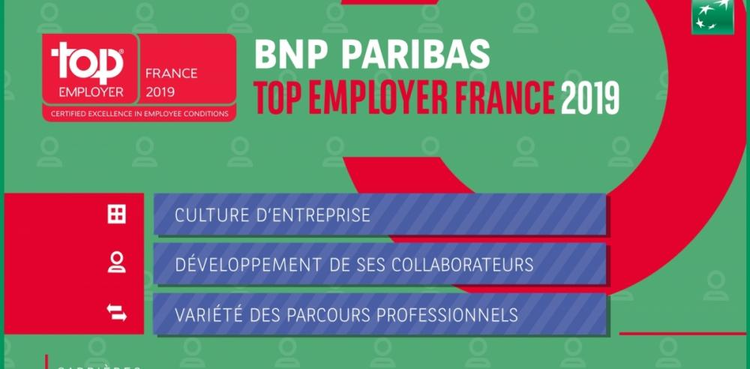 cover du contenu BNP Paribas Top Employeur France 2019
