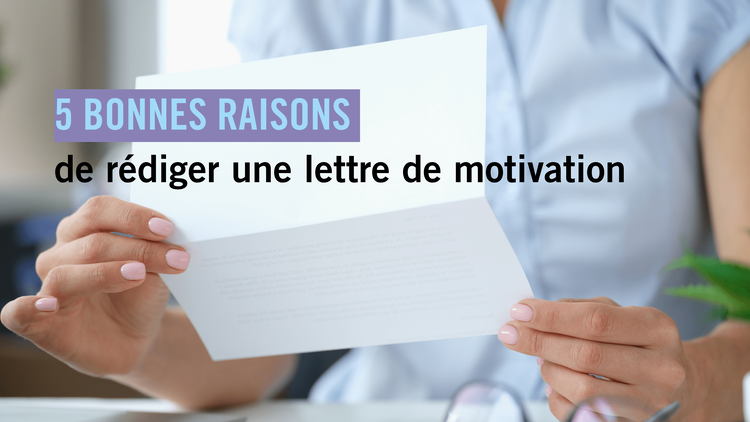 cover du contenu 5 bonnes raisons de rédiger une lettre de motivation