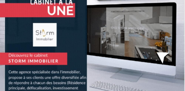 cover du contenu [CABINET A LA UNE] - STORM IMMOBILIER