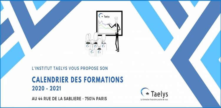 cover du contenu Calendrier des formations Taelys pour 2021