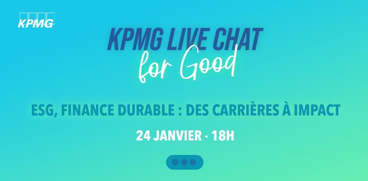 cover du contenu Carrières ESG/RSE : Live Chat KPMG | 24 janvier