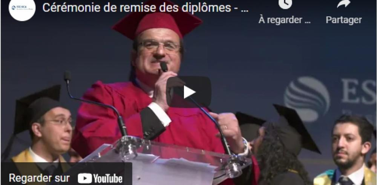 cover du contenu Cérémonie de remise des diplômes - Promotion 2021