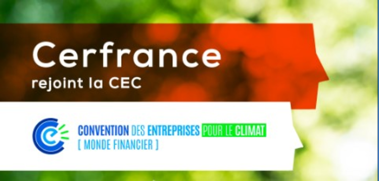 cover du contenu Cerfrance rejoint la Convention des Entreprises pour le Climat !