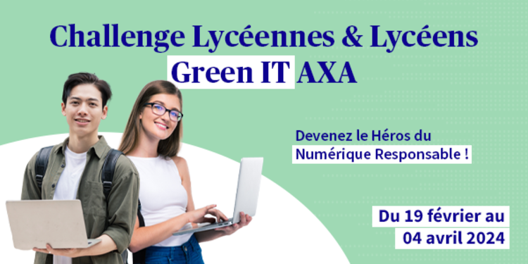 cover du contenu Challenge Lycéennes & Lycéens Green IT - Du 19 Février au 4 Avril 2024