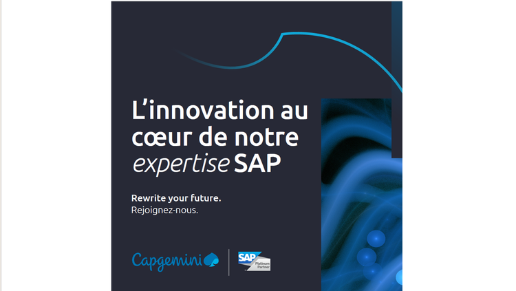 cover du contenu 🔎 Chez Capgemini, nous plaçons l’innovation au cœur de notre expertise SAP.
