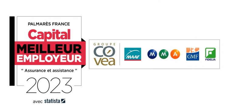 cover du contenu Covéa, 1er dans le secteur Assurance et Assistance, au classement Capital Meilleur Employeur 