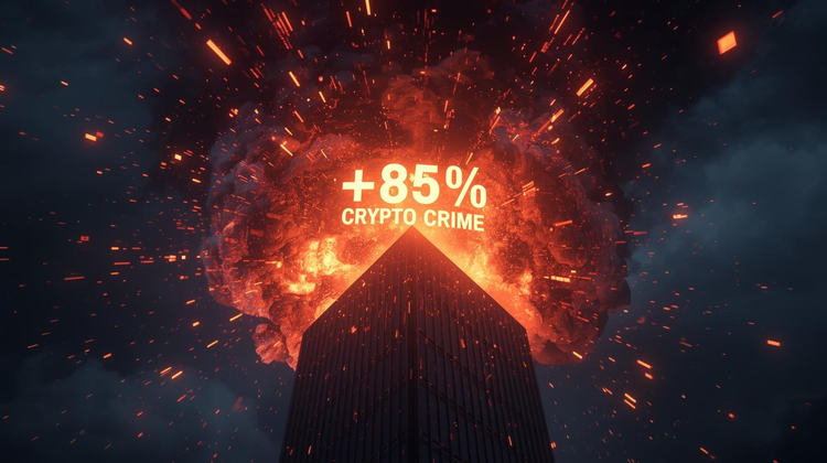 cover du contenu Criminalité et Blockchain : Quand la face sombre de la crypto explose (+85% en 2025)