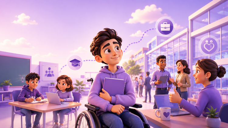 cover du contenu De la salle de classe à l'entreprise : comment préparer les lycéens en situation de handicap au monde du travail ?
