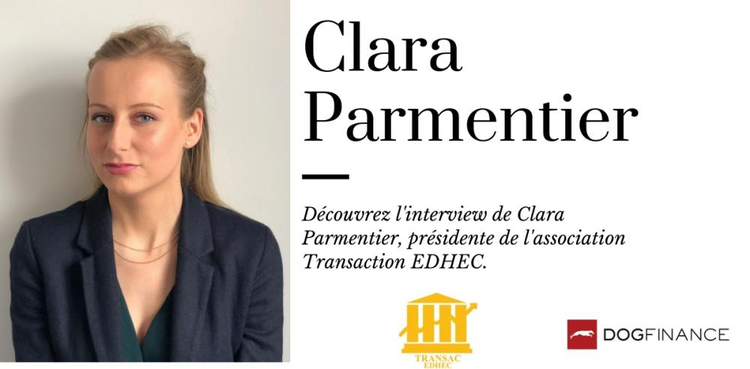 cover du contenu Découvrez l'interview de Clara Parmentier, présidente de l'association Transaction EDHEC 