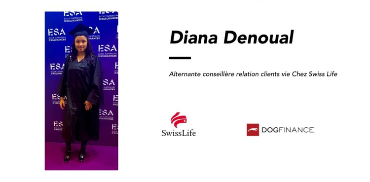 cover du contenu Découvrez l'interview de Diana Denoual, alternante conseillère relation clients vie Chez Swiss Life