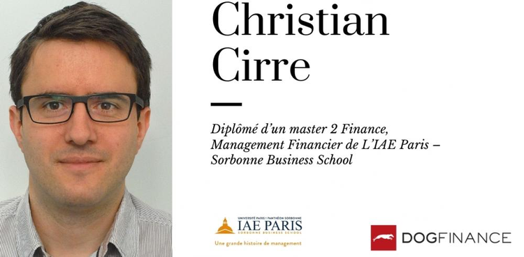 cover du contenu Découvrez l'interview exclusive de Christian Cirre, diplômé d’un master 2 Finance, Management Financier de L’IAE Paris – Sorbonne Business School