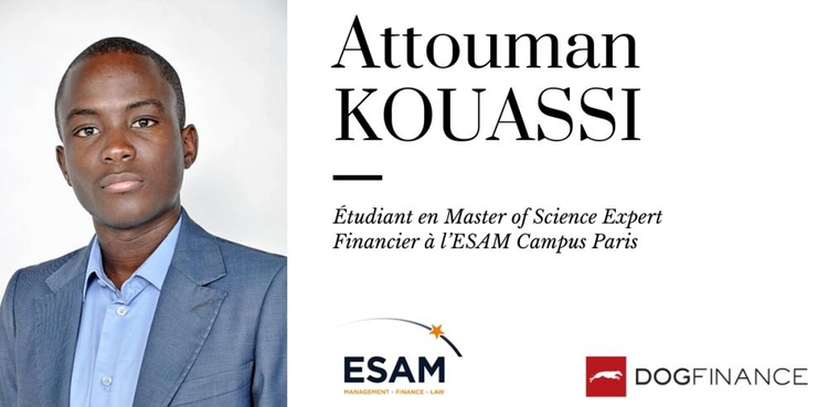 cover du contenu Découvrez l'interview exclusive d'Attouman KOUASSI, étudiant en Master of Science Expert Financier à l'ESAM Campus Paris