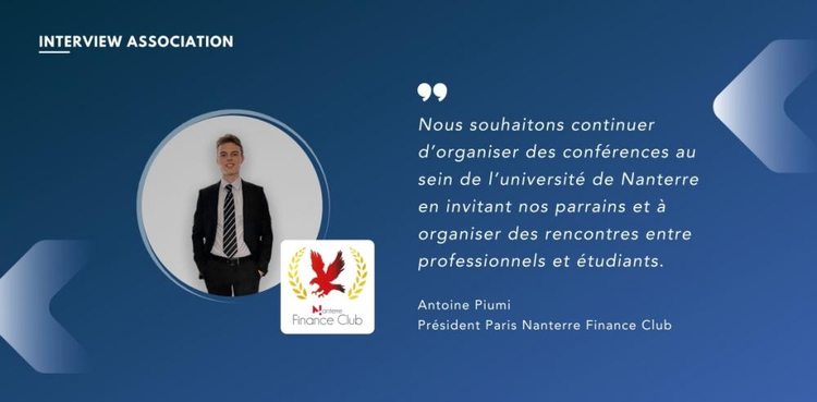 cover du contenu Découvrez Paris Nanterre Finance Club avec l'interview exclusive du Président de l'association.