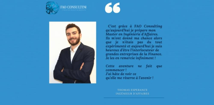 cover du contenu Découvrez Thomas, ingénieur d'affaires en alternance chez FAO Consulting !