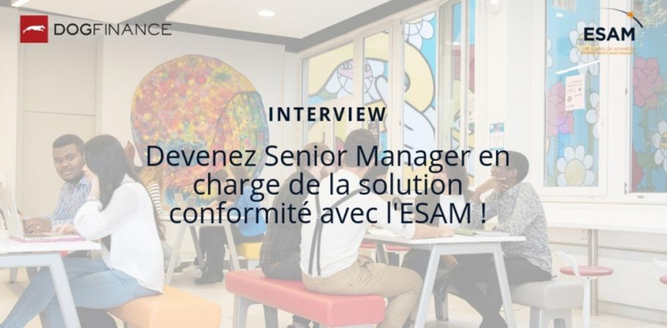 cover du contenu Devenez Senior Manager en charge de la solution conformité réglementaire avec l'Esam !