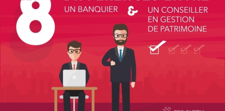 Article - 8 DIFFÉRENCES ENTRE UN BANQUIER ET UN CGP | Dogfinance