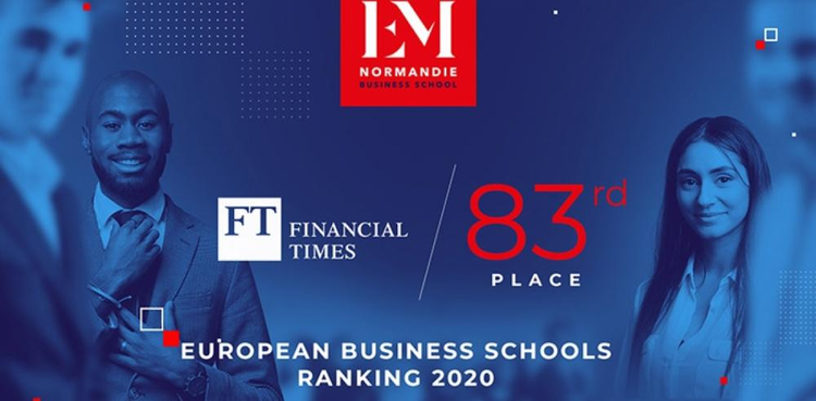 cover du contenu L'EM Normandie dans le Top 90 des Meilleures Business Shools Européennes du Financial Times