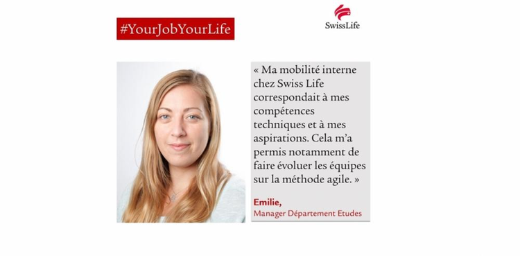 cover du contenu Emilie a fait le choix de la mobilité interne pour devenir pleinement actrice de sa vie professionnelle