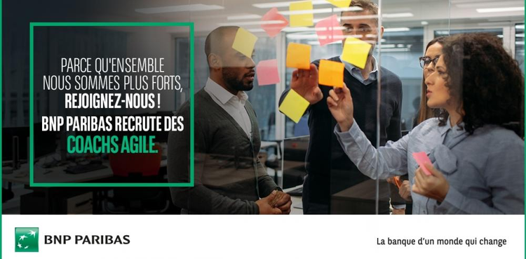 cover du contenu Envie de prendre part à la transformation de la Banque de Détail chez BNP Paribas ? Devenez Coach Transformation Agile@Scale !