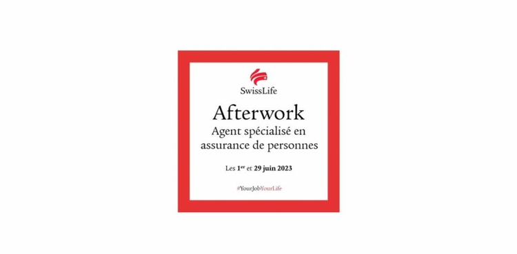 cover du contenu Evènement- Afterworks agent spécialisé en assurance de personnes