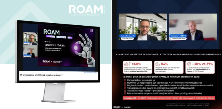 cover du contenu EVENEMENT : ROAM Academy - Webninaire IA en assurance, où en est-on ?