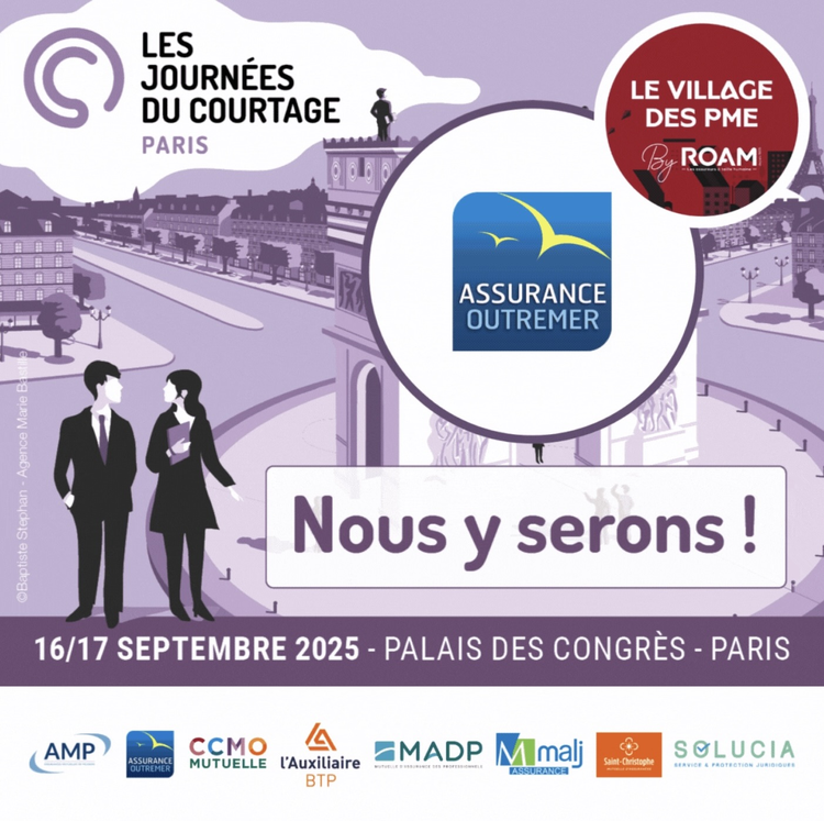 cover du contenu #EVENT : 🔔 ASSURANCE OUTREMER vous donne rendez-vous aux Journées du Courtage à Paris