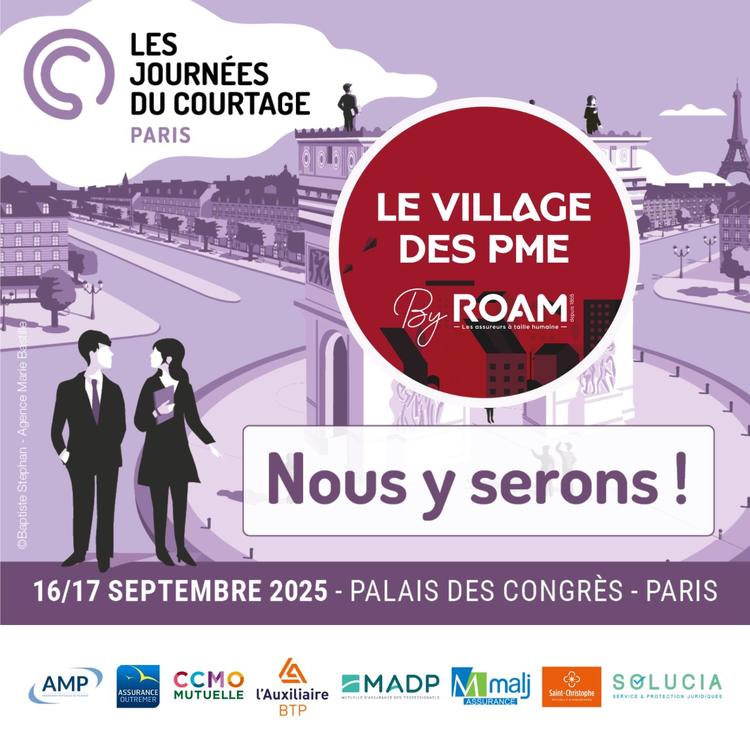 cover du contenu EVENT : ROAM vous donne rendez-vous aux Journées du Courtage à Paris les 16 et 17 septembre !