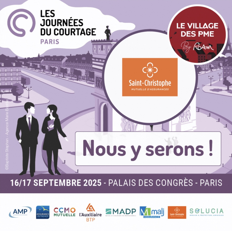 cover du contenu #EVENT : Saint-Christophe Assurances vous donne rendez-vous demain aux Journées du Courtage à Paris ! 