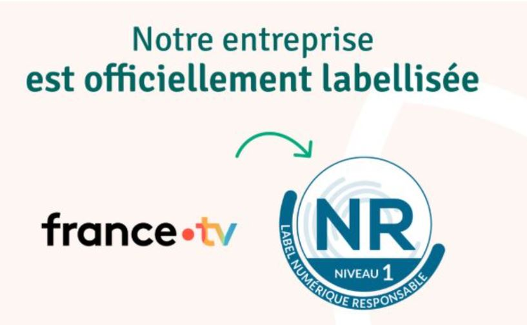 cover du contenu France Télévisions obtient le label Numérique Responsable !