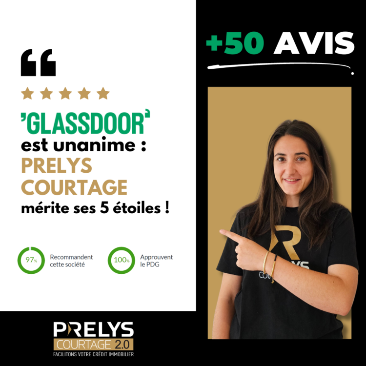cover du contenu Glassdoor est unanime : Prelys Courtage 2.0 mérite ses 5 étoiles ! 🌟🌟🌟🌟🌟