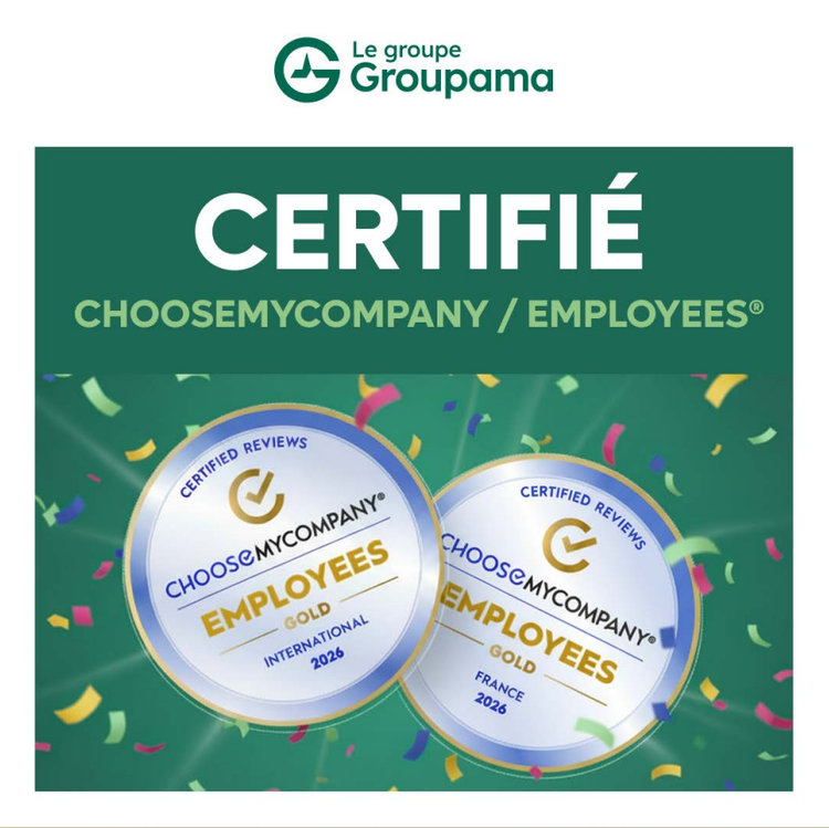 cover of content Groupama est désormais certifié ChooseMyCompany / Employees® catégorie Or