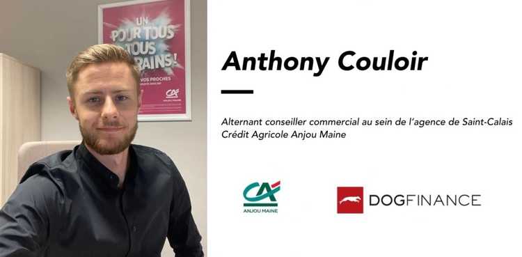 cover du contenu Interview d’Anthony couloir, Alternant conseiller commercial au sein de L’agence de Saint-Calais - Crédit Agricole Anjou Maine