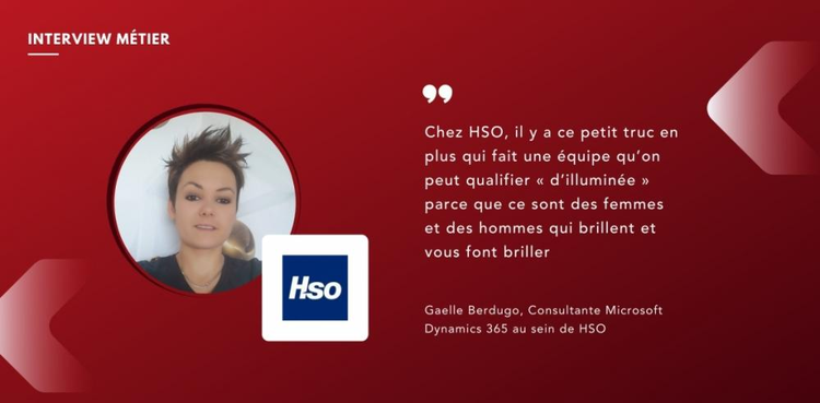 cover du contenu Interview de Gaelle Berdugo, Consultante Microsoft Dynamics 365 au sein de HSO 