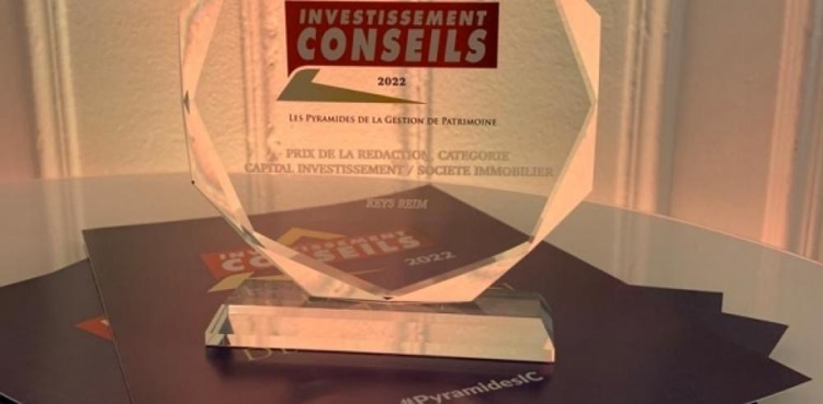 cover du contenu Keys REIM, 2ème société préférée des CGP, dans la catégorie capital-investissement immobilier