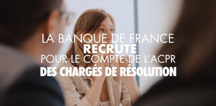 cover du contenu La Banque de France recrute pour le compte de l’ACPR des chargés de résolution