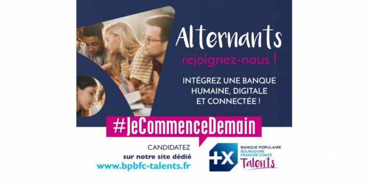 cover of content La Banque Populaire Bourgogne Franche-Comté lance sa nouvelle campagne d'alternance