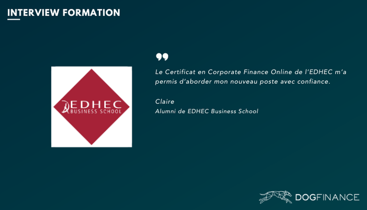 cover of content "Le Certificat en Corporate Finance Online de l’EDHEC m’a permis d’aborder mon nouveau poste avec confiance"