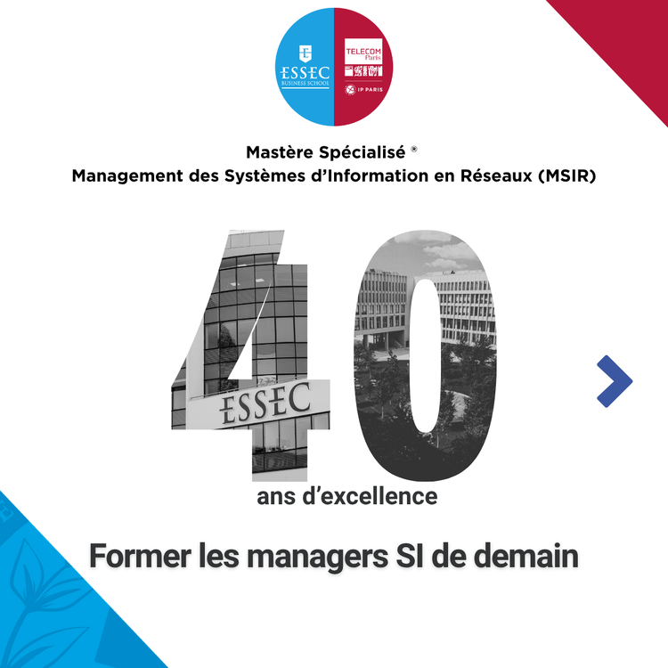 cover du contenu Le MS® MSIR ESSEC x Télécom Paris : 40 ans d’excellence 