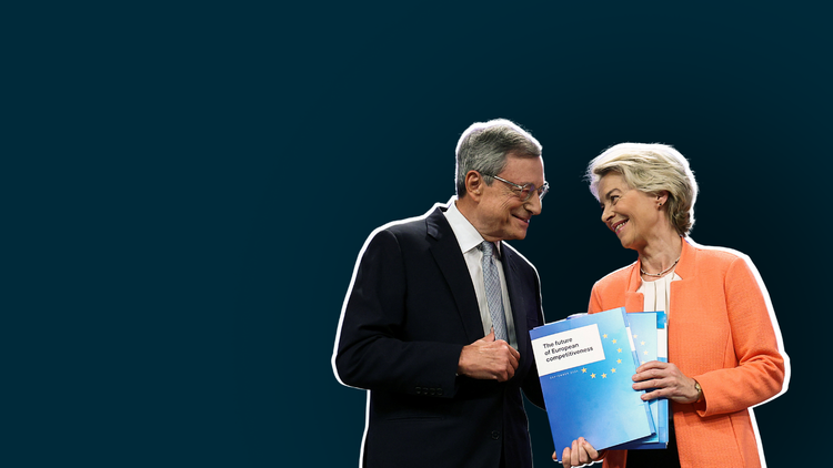 cover of content Les avancées de l'Europe menacées par le rapport Draghi