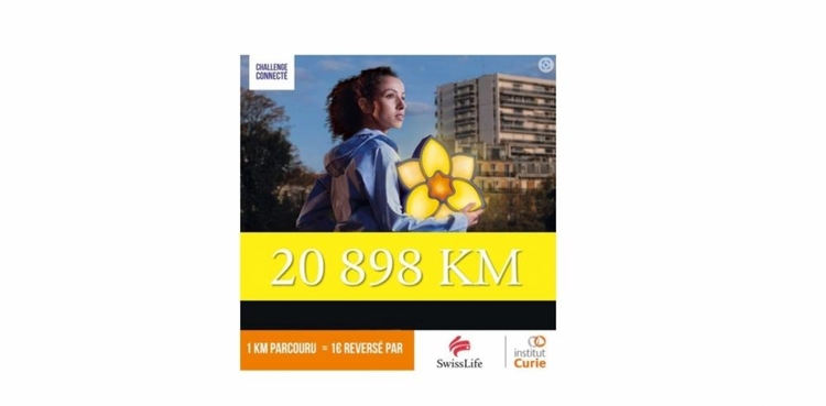 cover du contenu Les collaborateurs & collaboratrices Swiss Life ont parcouru près de 20 898 km pour l'Institut Curie