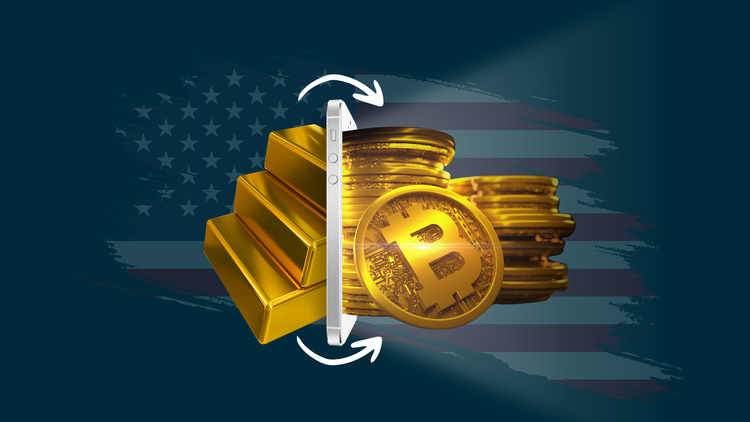 cover du contenu Les Etats-Unis pourraient changer l'or en bitcoin